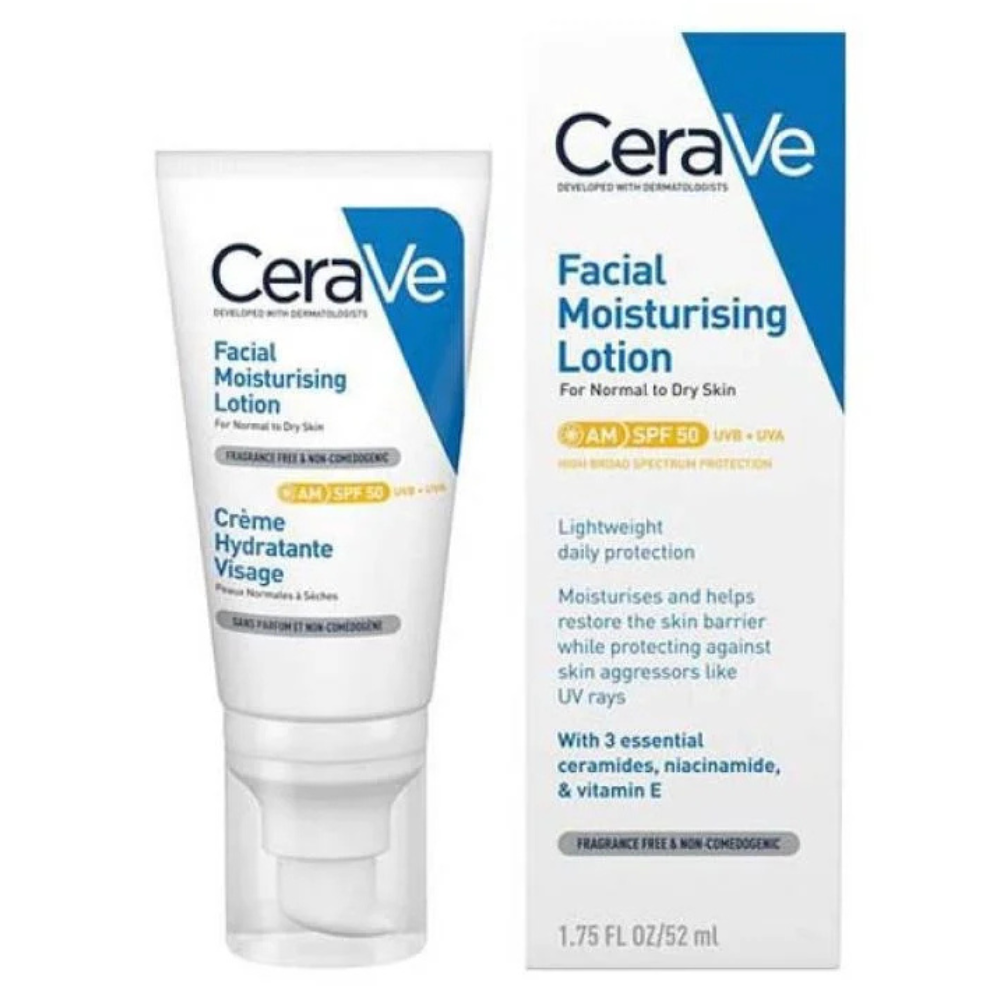 CeraVe Facial Moisturizing Lotion For Normal to Dry Skin