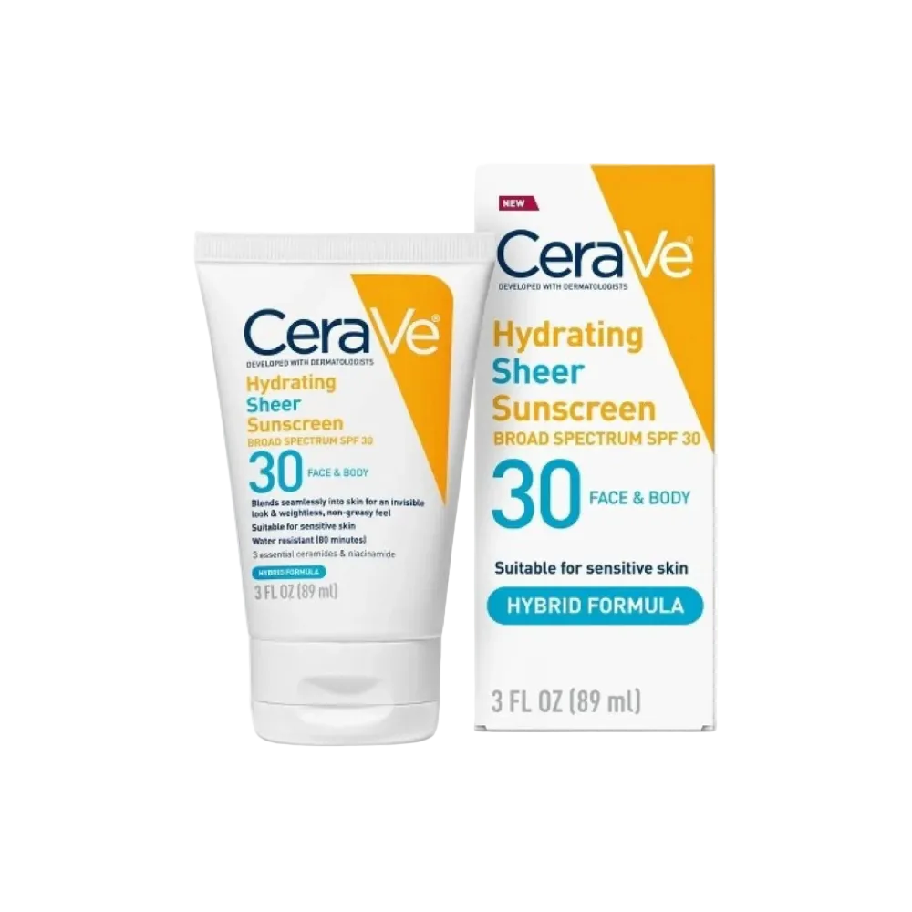 CeraVe Hydrating Mineral Sunscreen SPF 50 Face & Body