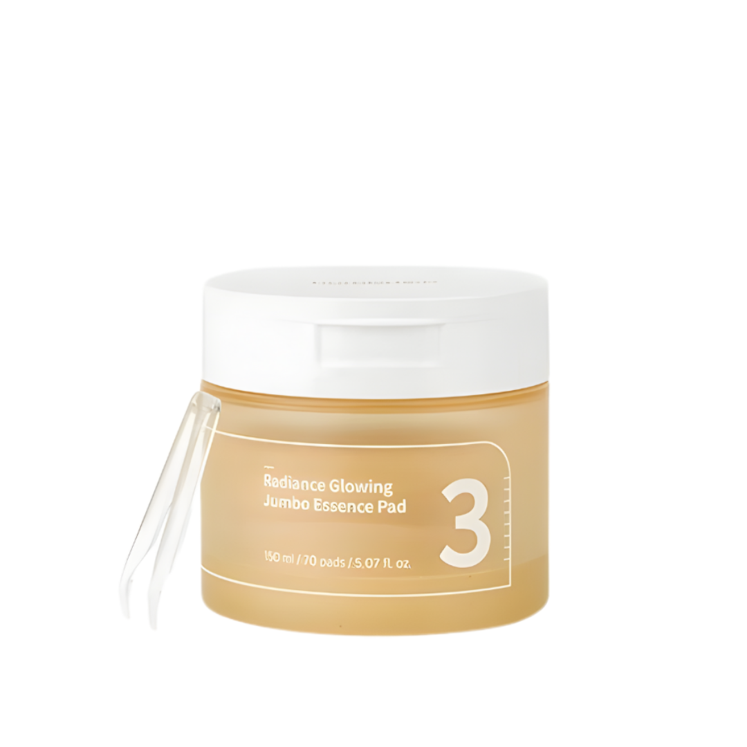 No.3 Radiance Glowing Jumbo Essence Pad 70 Pads 150ml