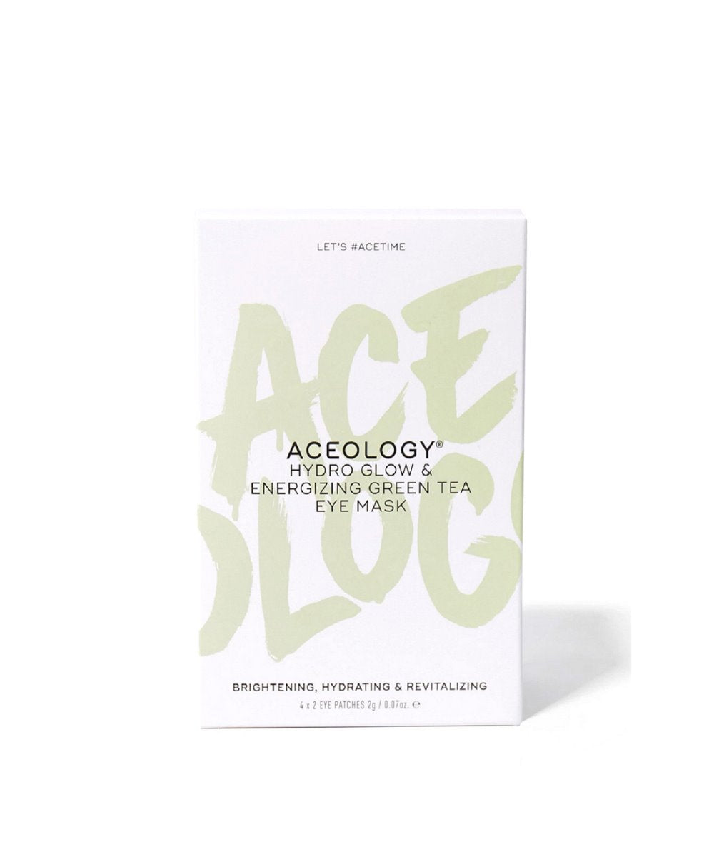 Aceology Hydro Glow & Energizing Green Tea Eye Mask (4 pack)
