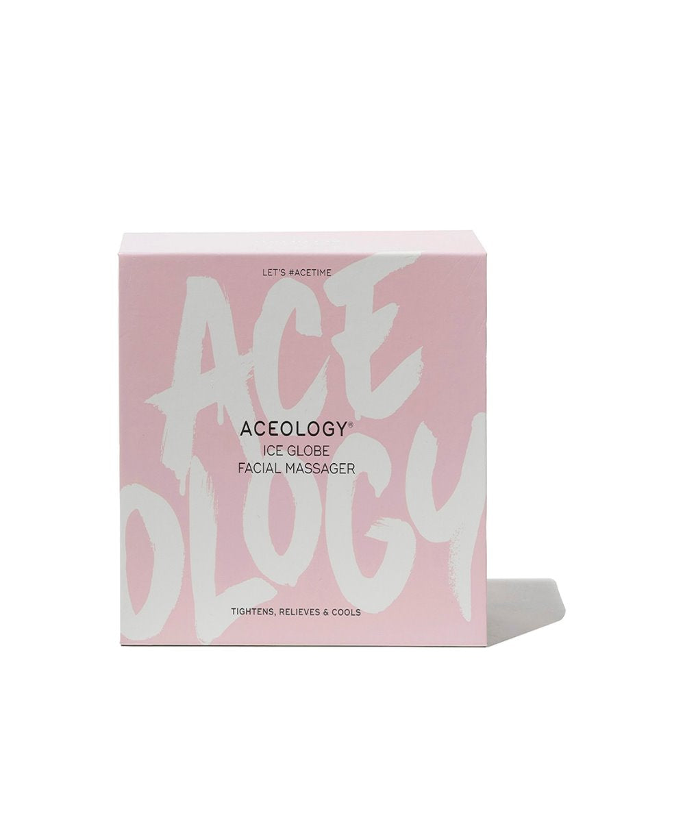 Aceology The Original Pink Ice Globe Facial Massager