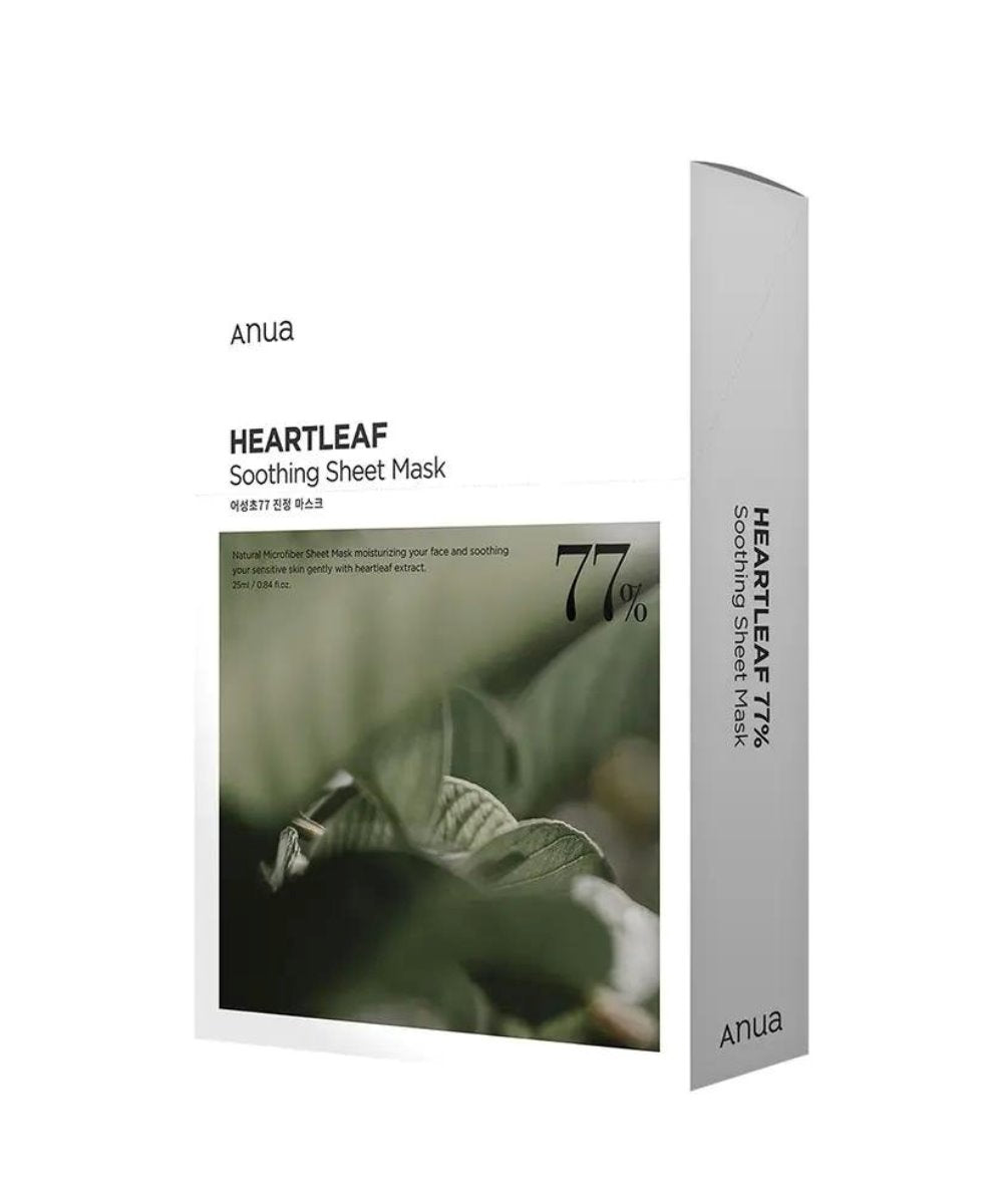 Anua Heartleaf 77 Soothing Sheet Mask - Set of 10