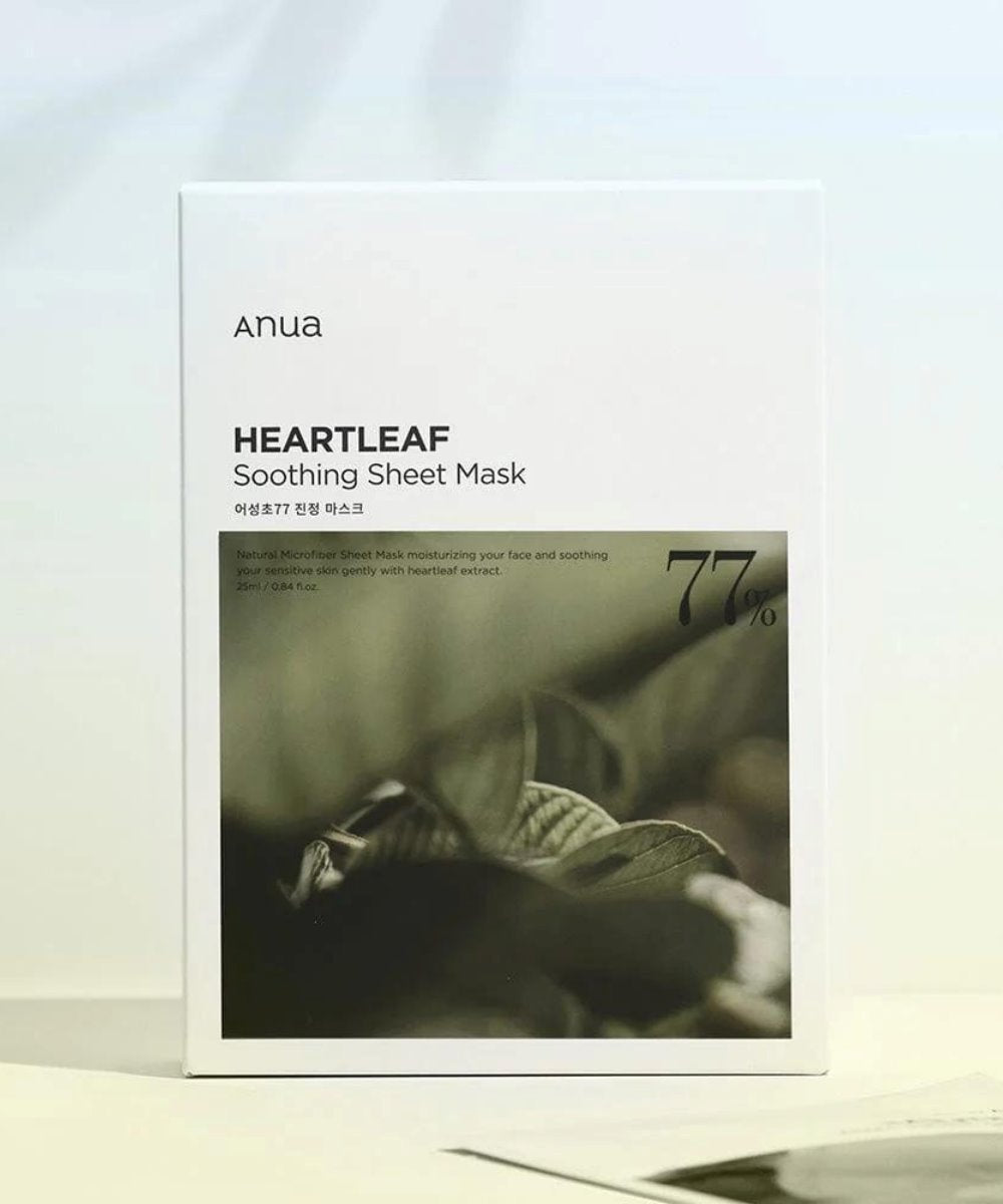 Anua Heartleaf 77 Soothing Sheet Mask - Set of 10