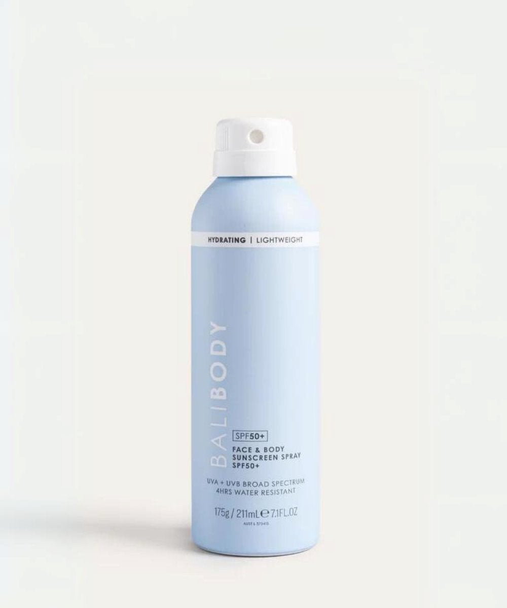 Bali Body Face and Body Spray Sunscreen SPF 50