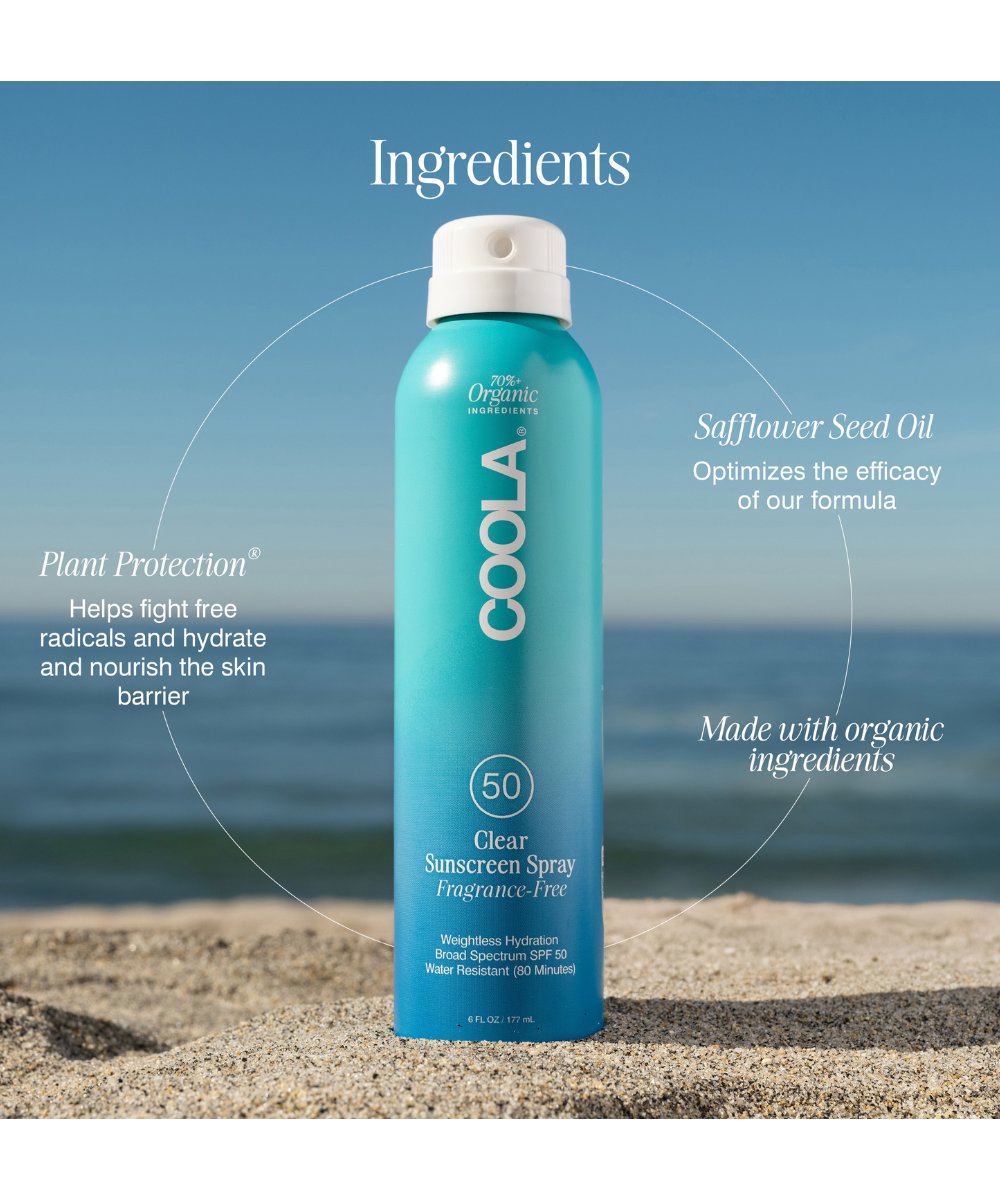 COOLA Sport Continuous Spray SPF 50 Unscented