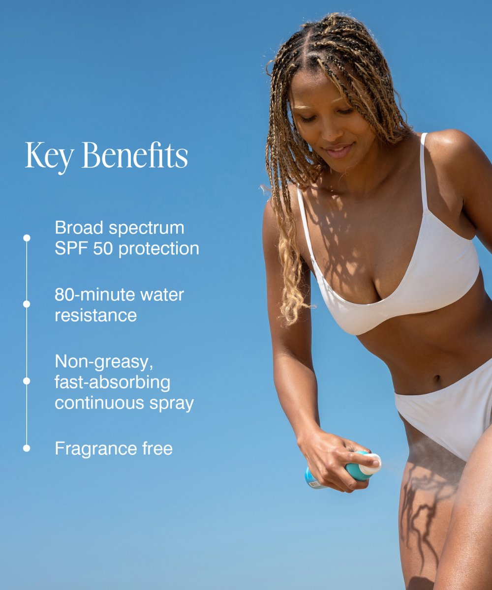 COOLA Sport Continuous Spray SPF 50 Unscented