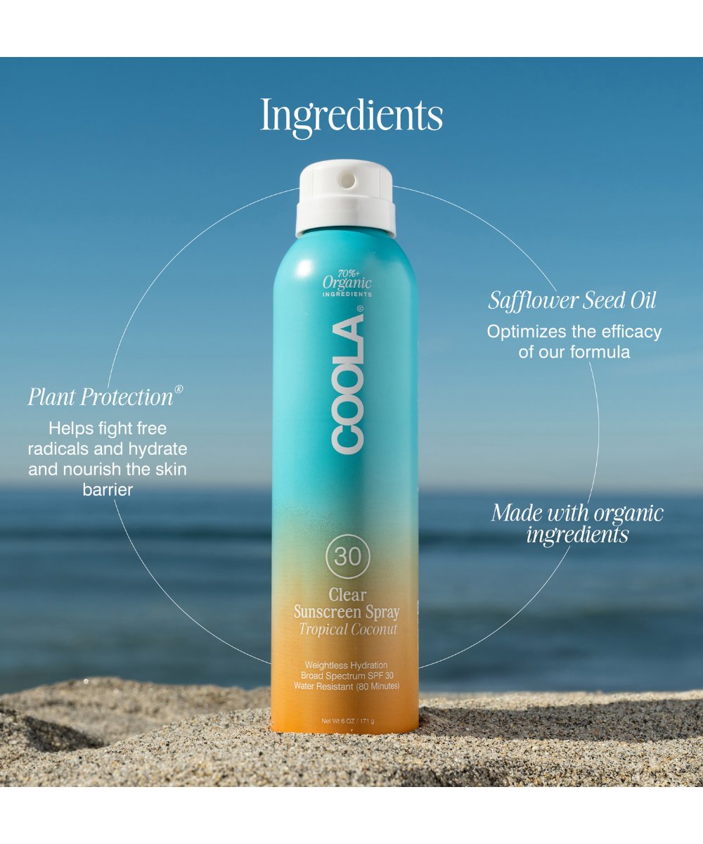 COOLA Sport Continuous Spray SPF30 Tropical Coconut