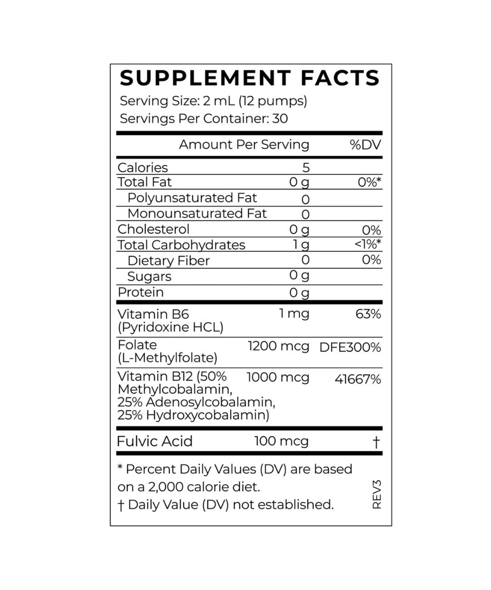 Cymbiotika Liposomal Vitamin B12 + B6