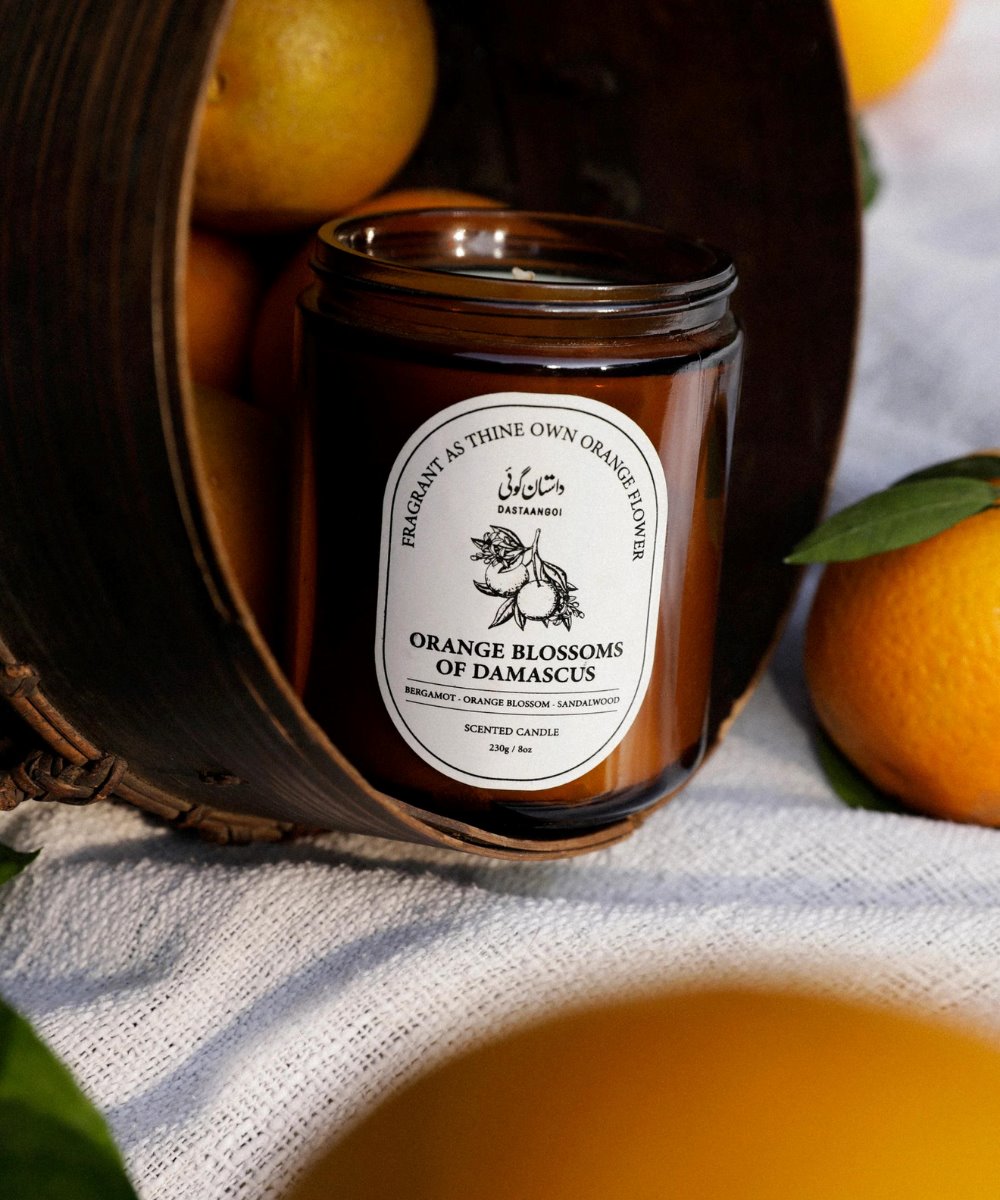 Dastaangoi Orange Blossoms of Damascus Scented Candle