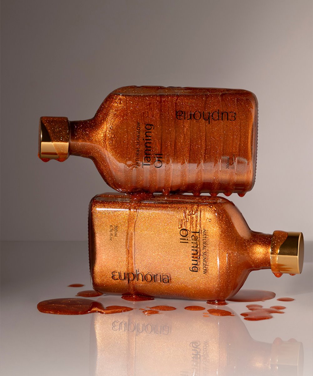 Euphoria Sunglow Natural Tanning Oil - Bronze Shimmer Sunglow