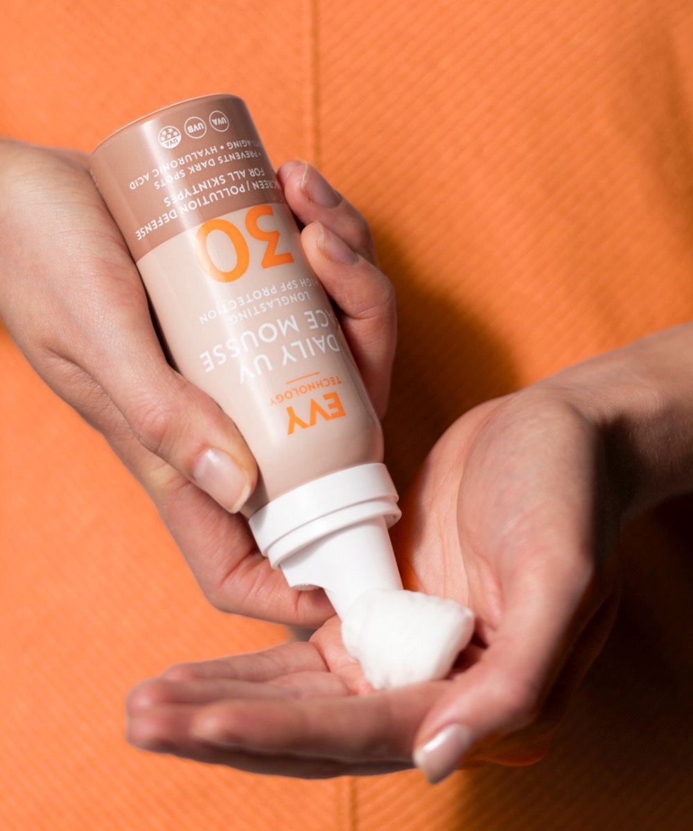 Evy Technology Daily UV Face Sunscreen Mousse SPF 30