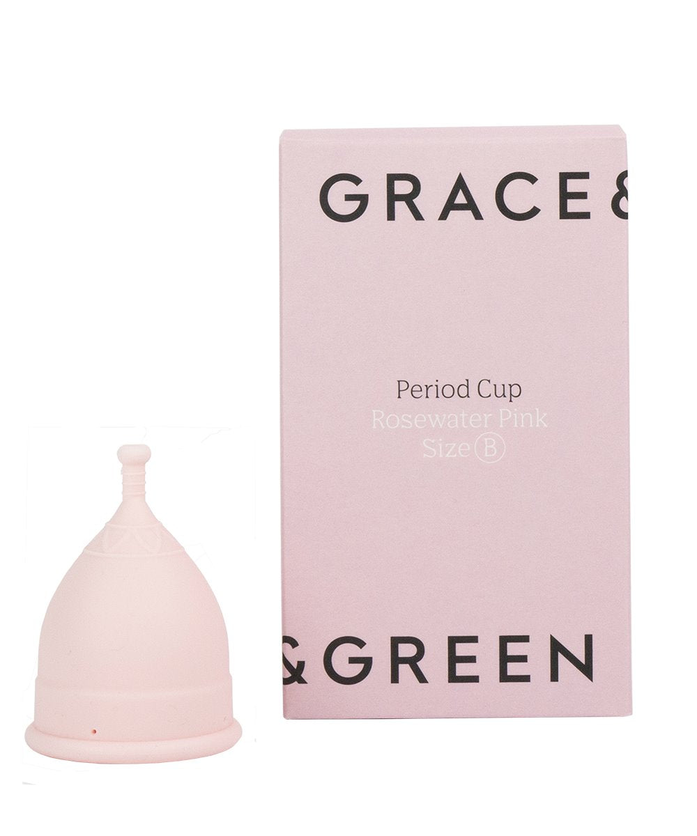 Grace & Green Period Cup Size B - Rosewater Pink