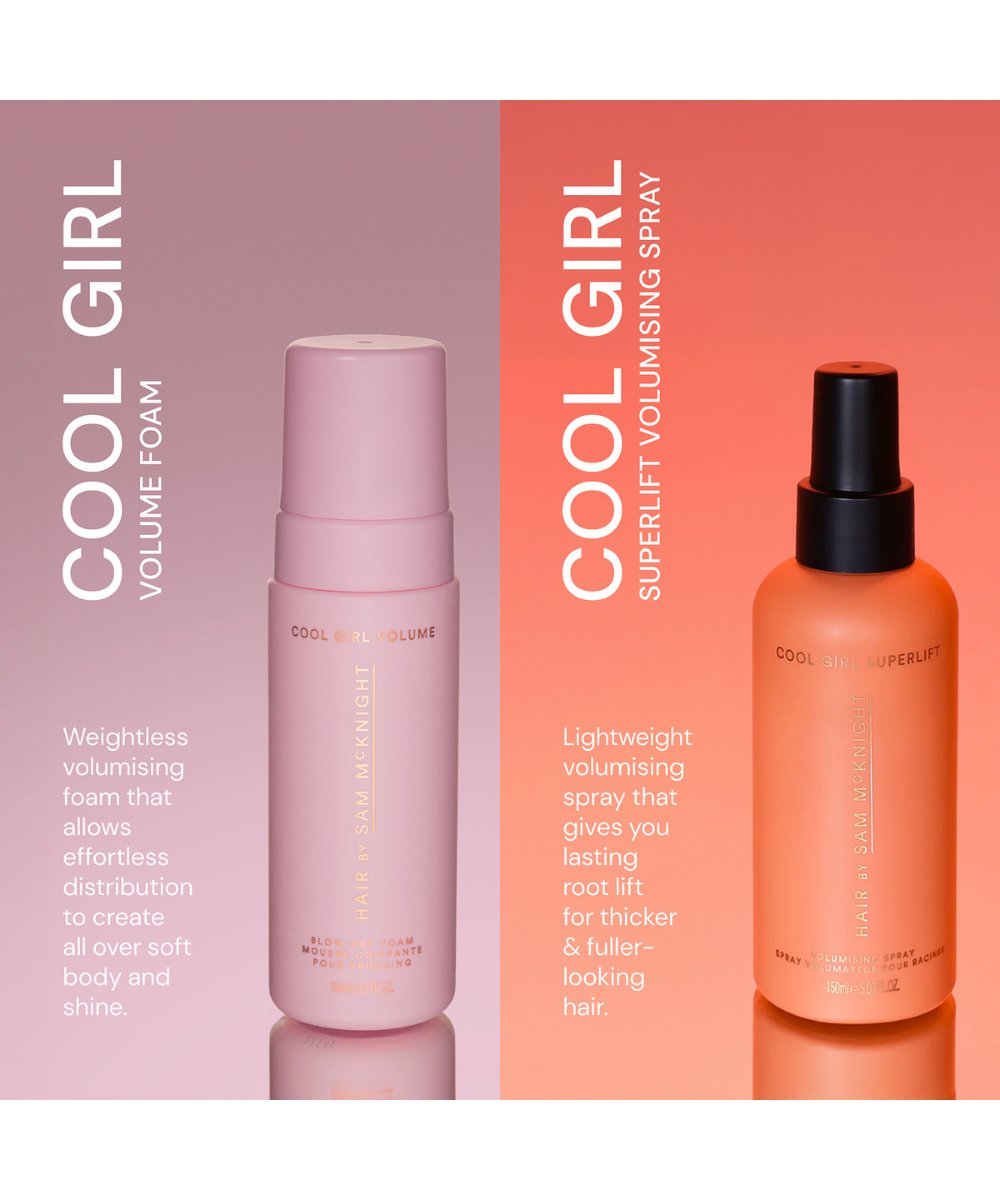 Hair by Sam McKnight Cool Girl Volume Blow Dry Foam