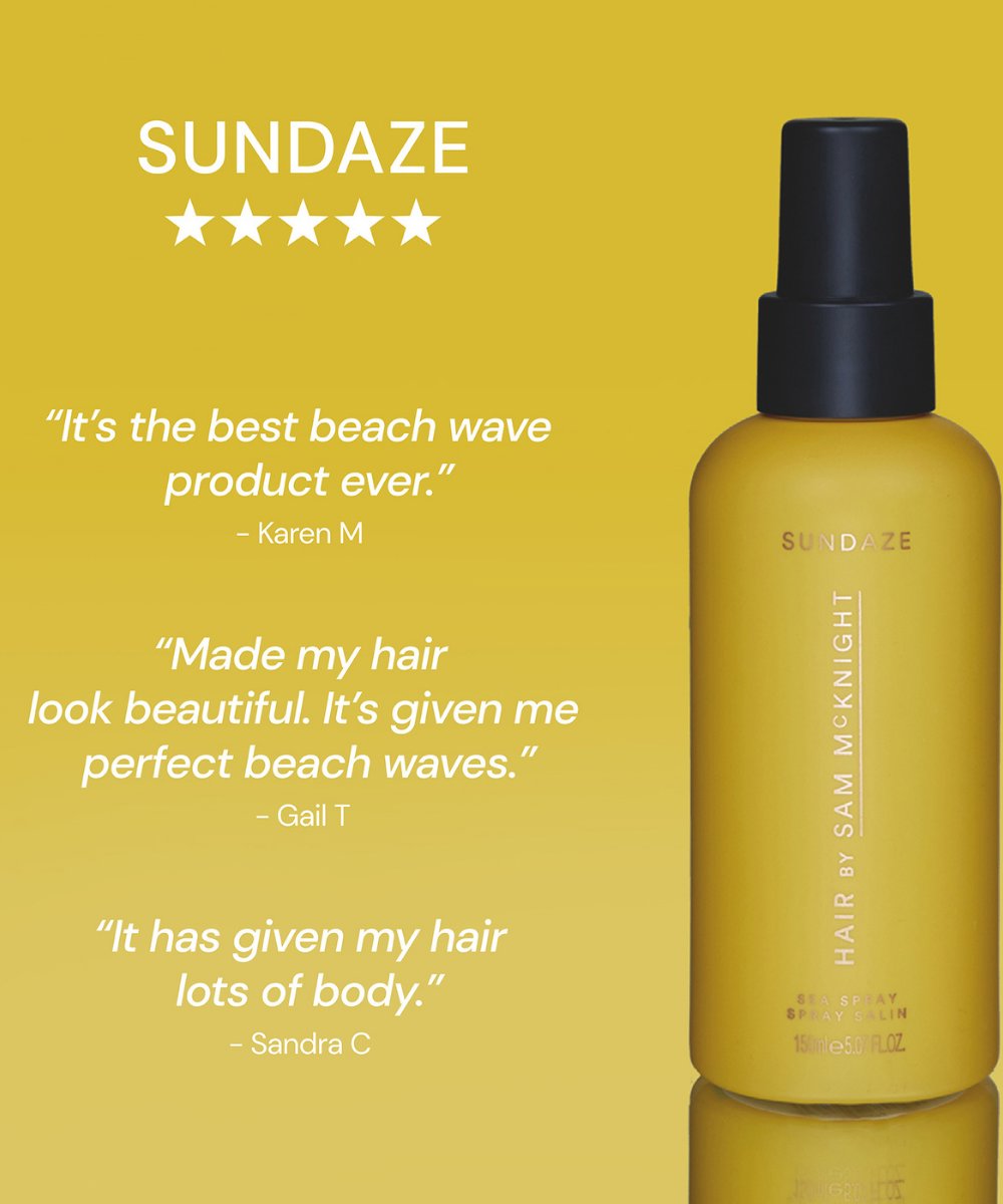 Hair by Sam McKnight Sundaze Sea Spray