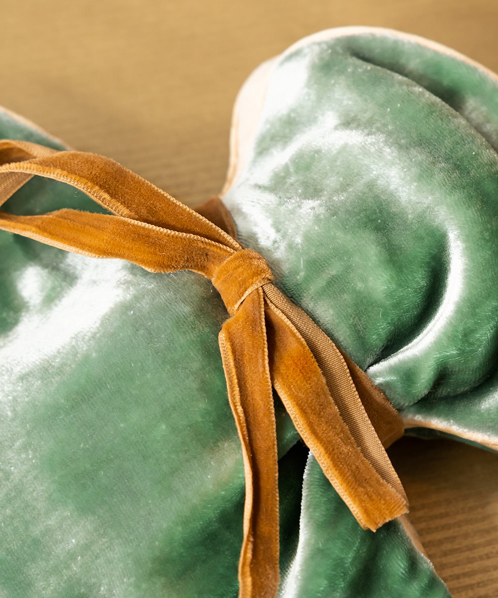 Holistic Silk Silk Velvet Hot Water Bottle - Jade