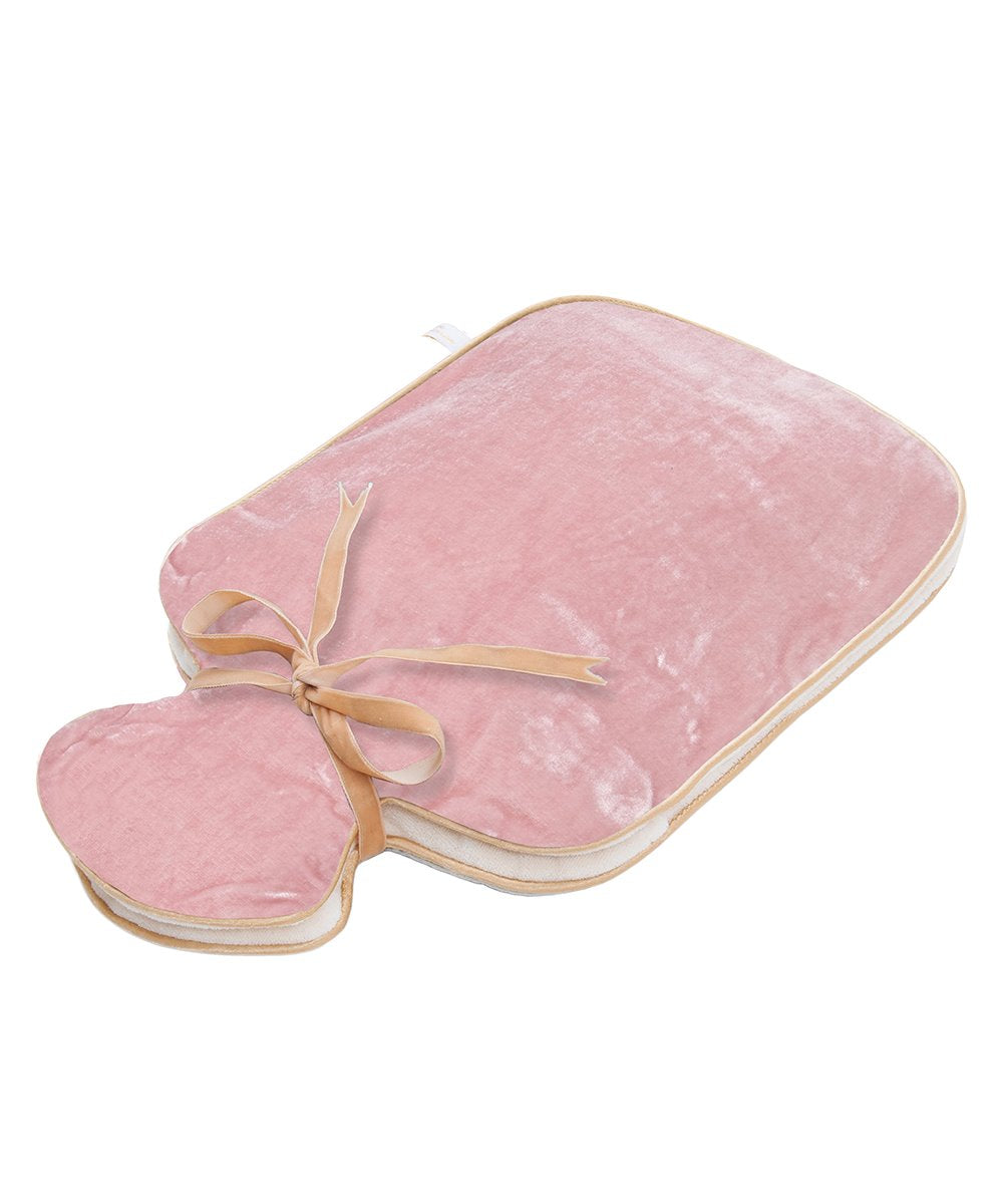 Holistic Silk Silk Velvet Hot Water Bottle - Rose