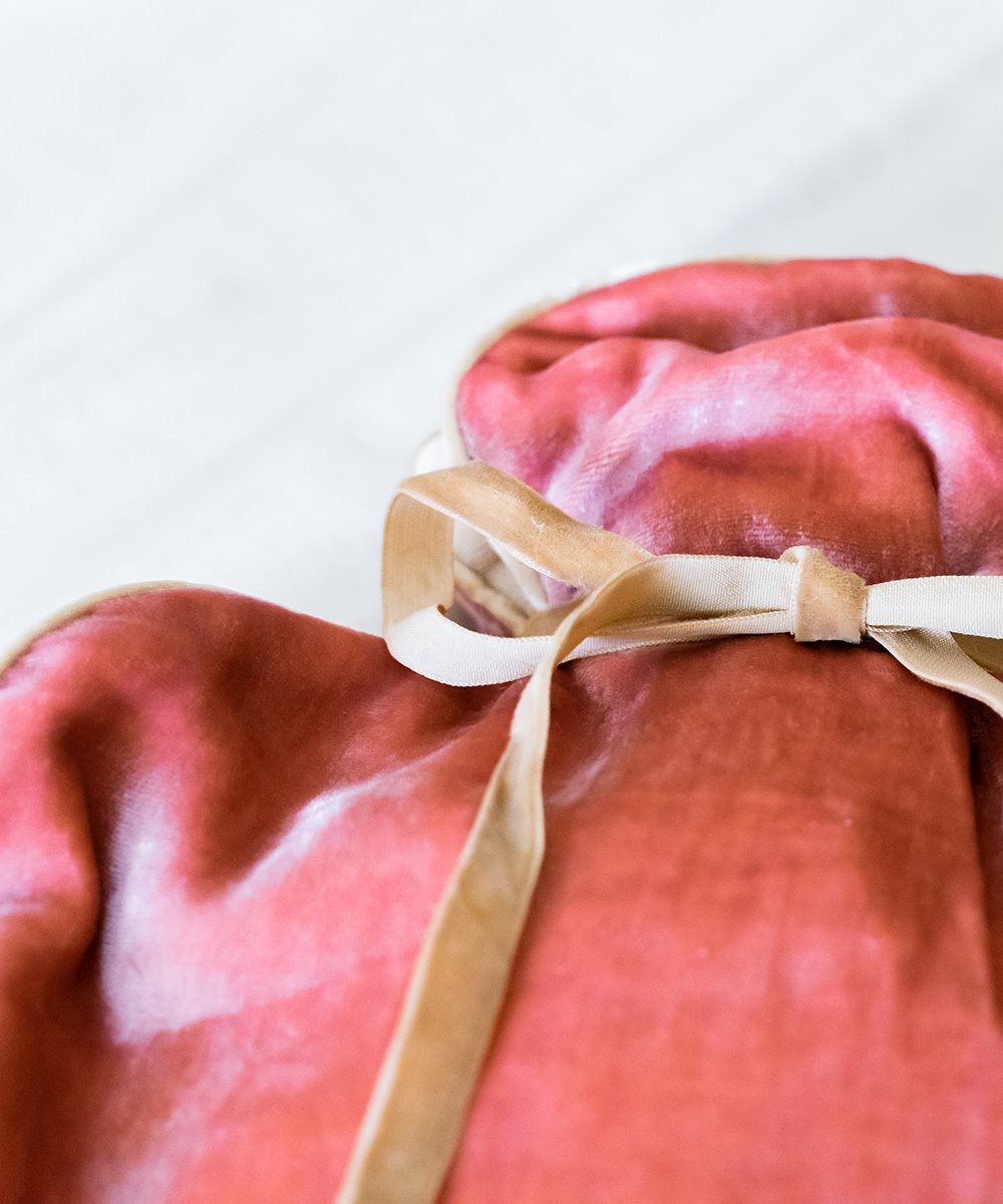 Holistic Silk Silk Velvet Hot Water Bottle - Rose