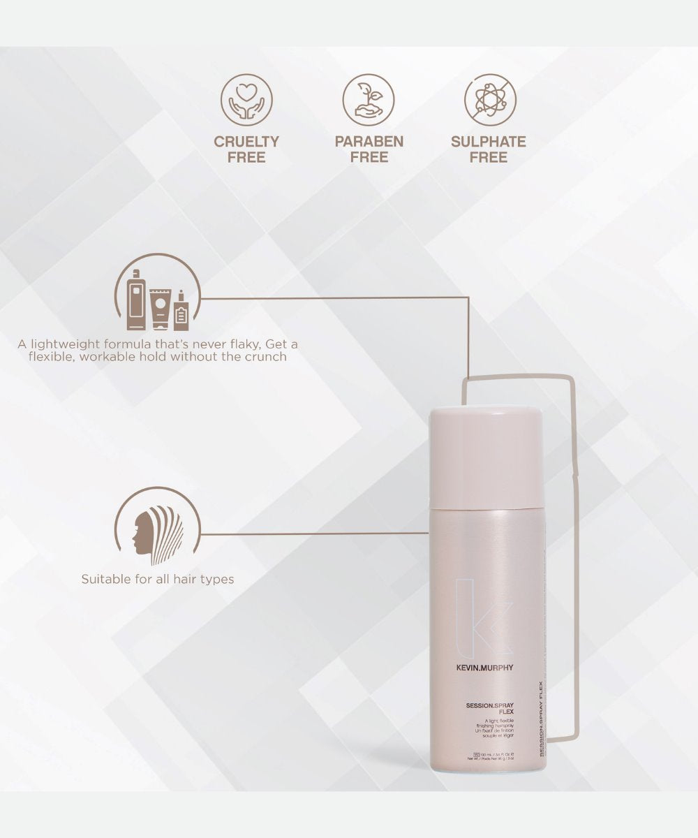 Kevin Murphy Session Spray Flex Flexible Hair Styling Spray