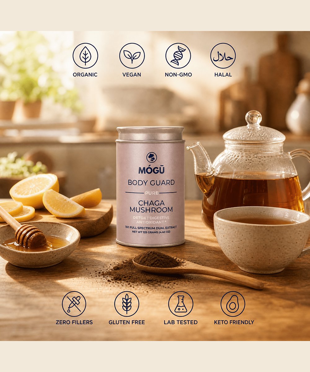 Mogu Mushrooms Body Guard Organic Chaga Mushroom