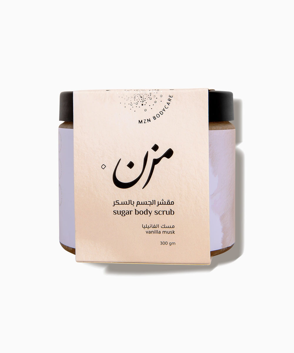 MZN Bodycare Sugar Body Scrub - Vanilla Musk