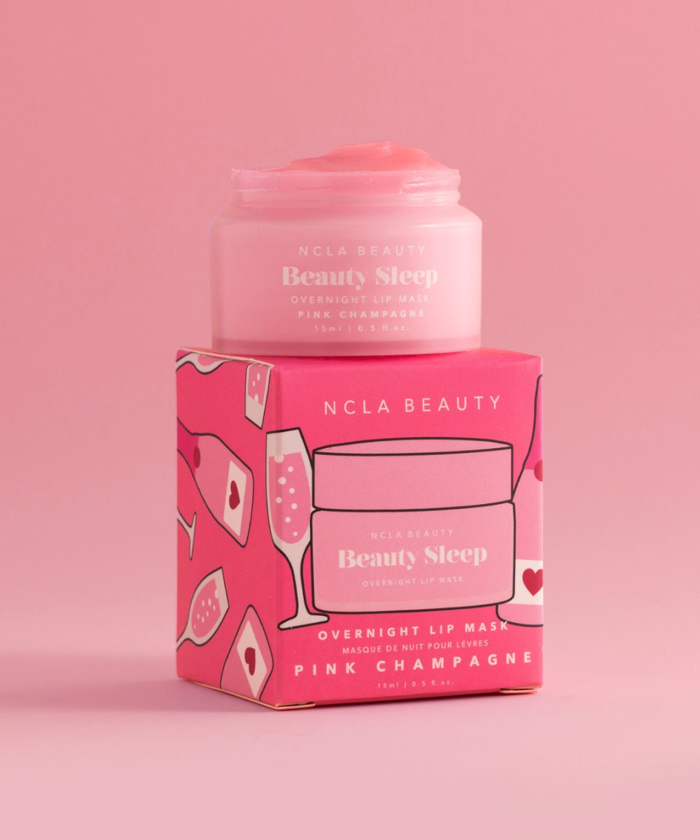 NCLA Beauty Beauty Sleep Pink Champagne Lip Mask
