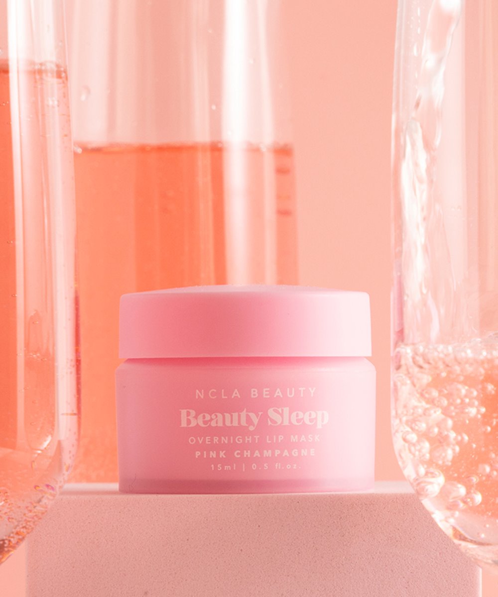 NCLA Beauty Beauty Sleep Pink Champagne Lip Mask