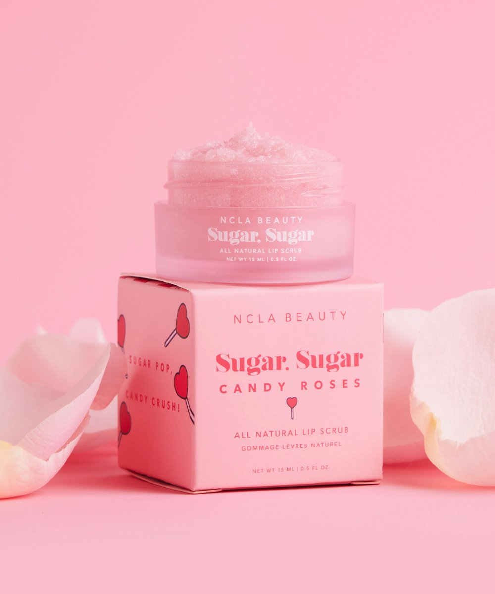 NCLA Beauty Sugar Sugar Candy Roses Lip Scrub