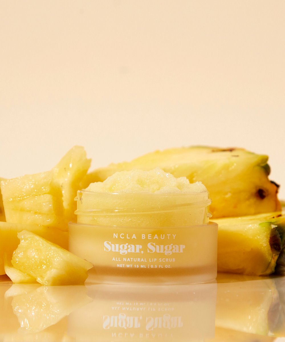 NCLA Beauty Sugar Sugar Pineapple Lip Scrub