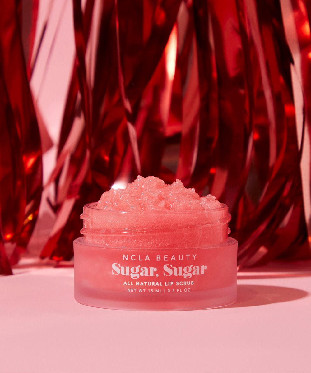 NCLA Beauty Sugar Sugar Pink Champagne Lip Scrub
