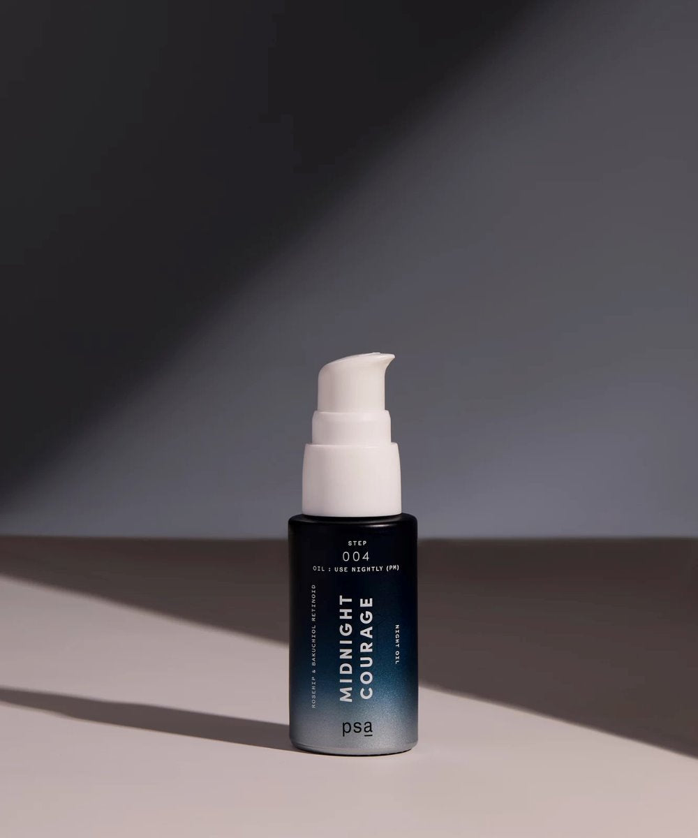 PSA Skincare MIDNIGHT COURAGE Rosehip & Bakuchiol Retinol Night Oil