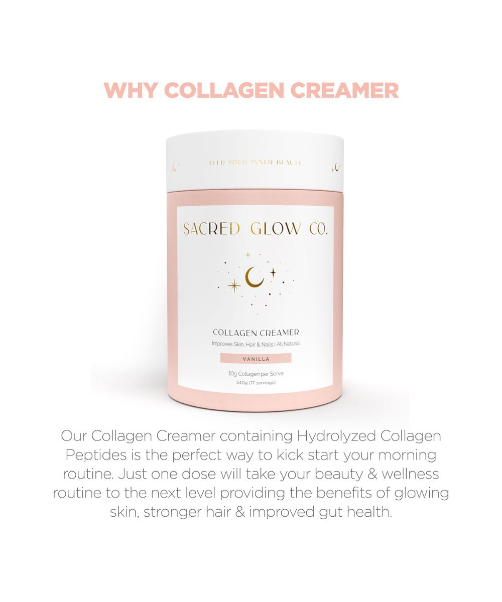 Sacred Glow Co. Collagen Creamer - Natural Vanilla Flavour