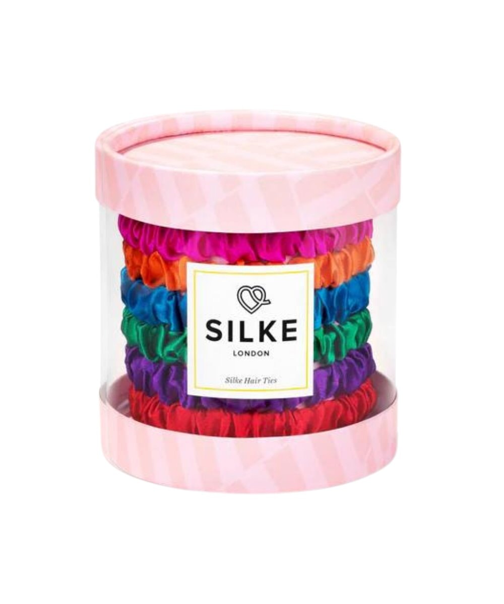 SILKE London Silk Hair Ties - Frida (Multi-coloured Jewel)