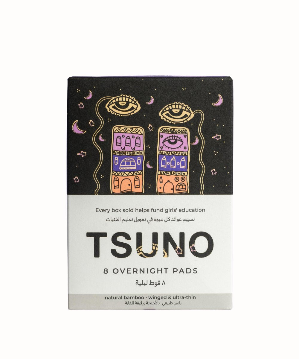 Tsuno Overnight Pads (Box of 8)