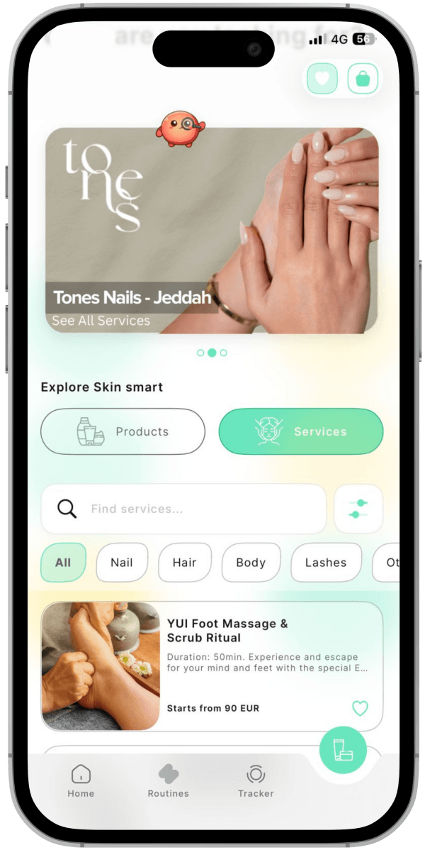 App interface perks