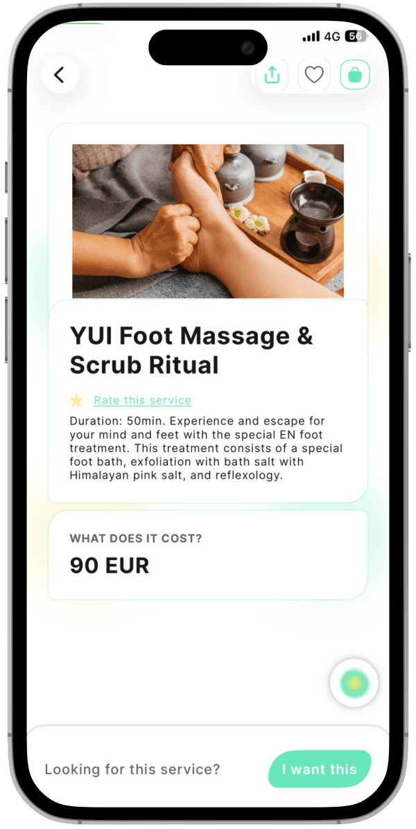 App interface services