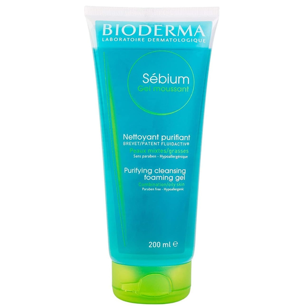 BioDerma SEBIUM gel moussant nettoyant purifiant 200 ml
