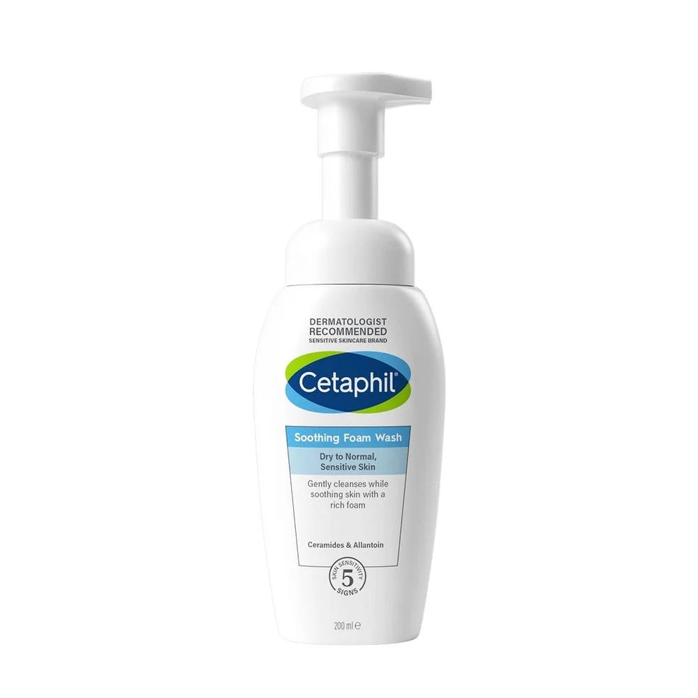 Cetaphil Soothing Foam Wash Normal & Dry Skin