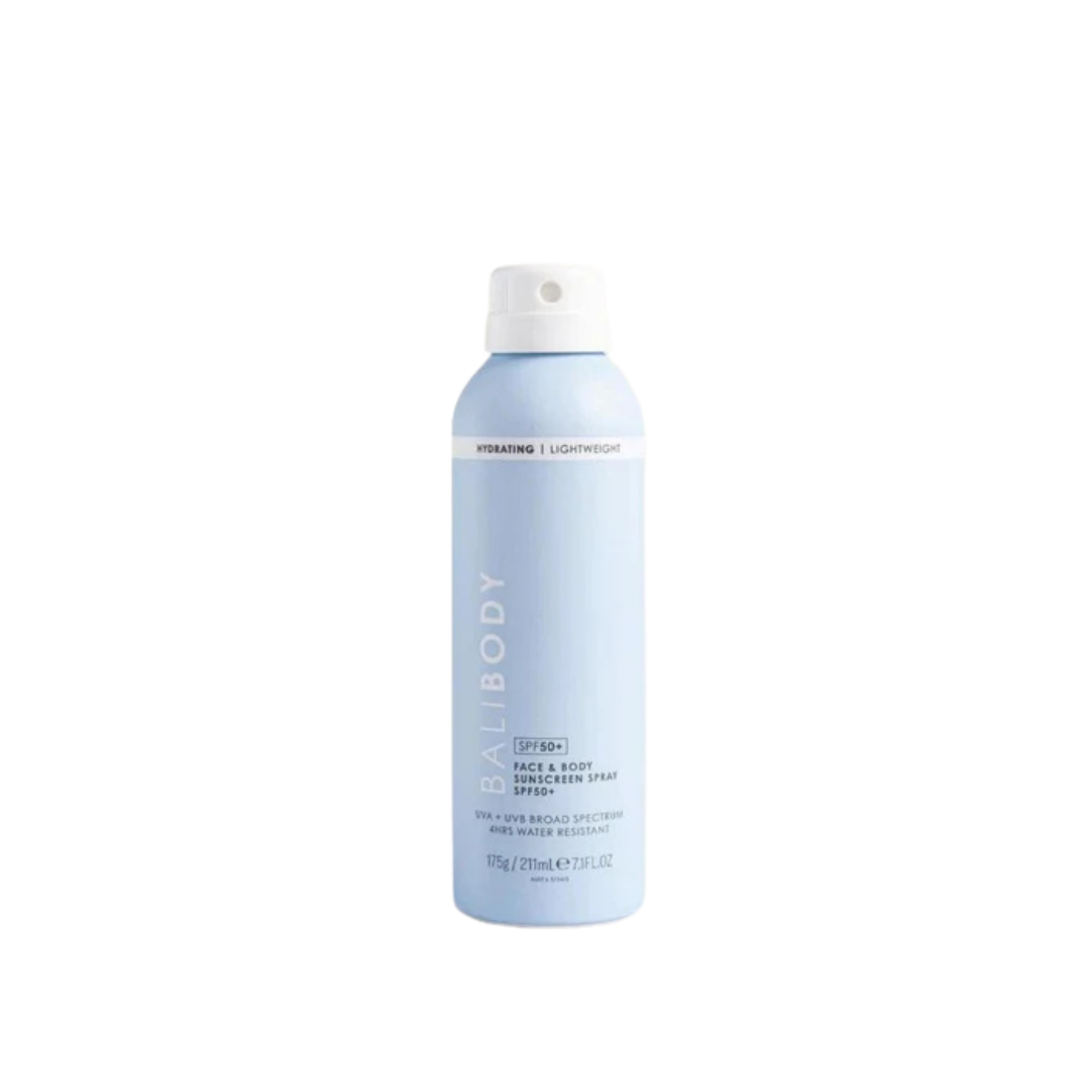 Face and Body Spray Sunscreen SPF 50
