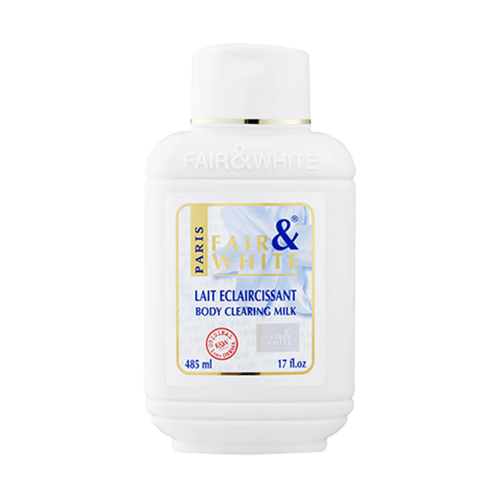 Fair & White Milky Whitening Lotion 485ml Moisturizing & Clarifying Skin