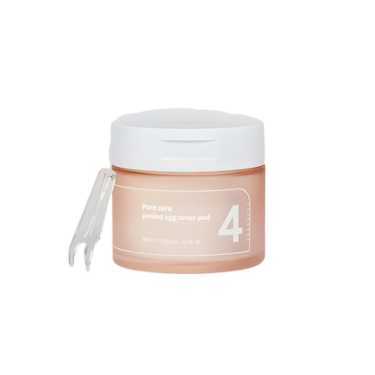 No.4 Pore Zero Peeled Egg Toner Pad 70Pads 180ml