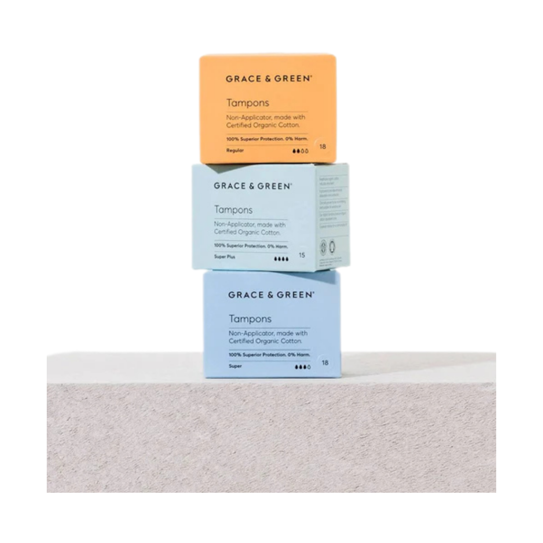 Organic Non Applicator Tampons - Super