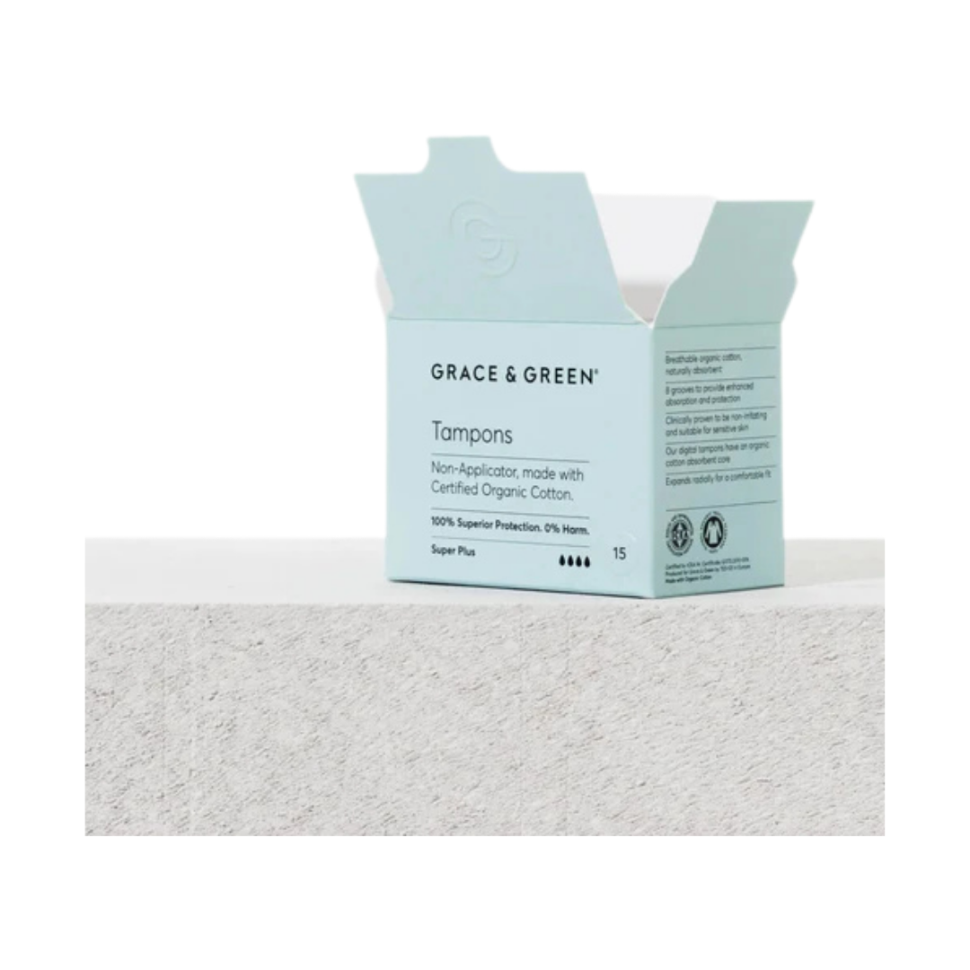 Organic Non Applicator Tampons - Super Plus
