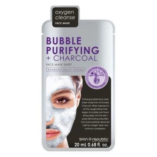 Skin Republic Bubble Purifying + Charcoal Mask