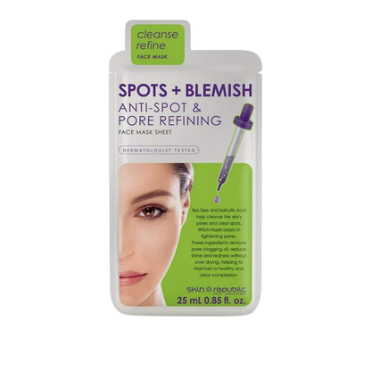 Skin Republic Spots + Blemish Sheet Mask