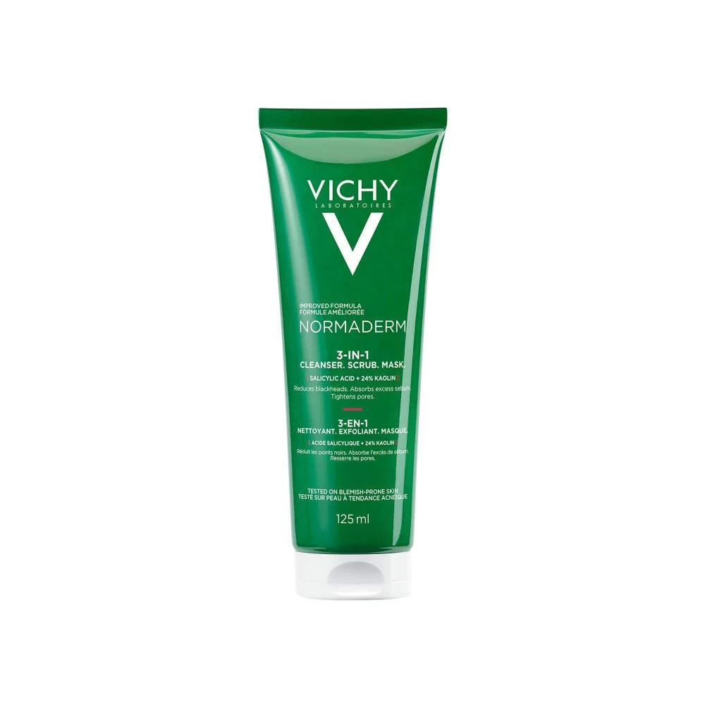 Vichy Normaderm 3 in 1 Scrub, Cleanser and Mask