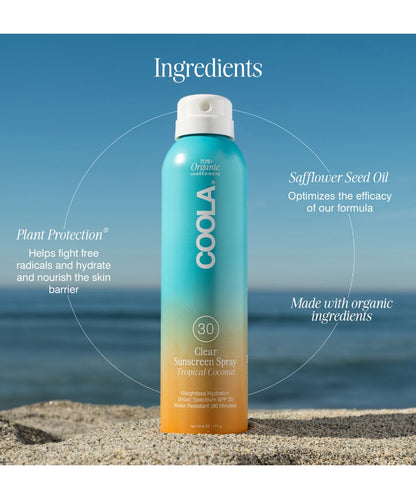 COOLA Sport Continuous Spray SPF30 Tropical Coconut 