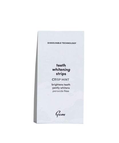 Gem Teeth Whitening Strips - 28 Satchets 