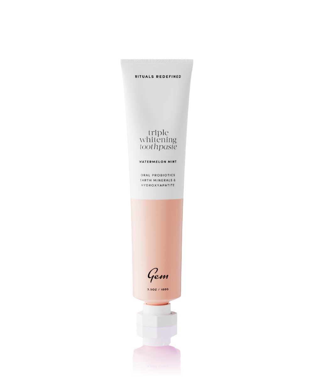Gem Triple Whitening Toothpaste Watermelon Mint 