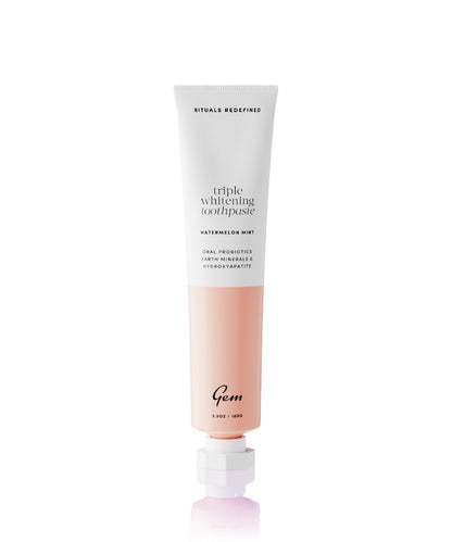 Gem Triple Whitening Toothpaste Watermelon Mint 