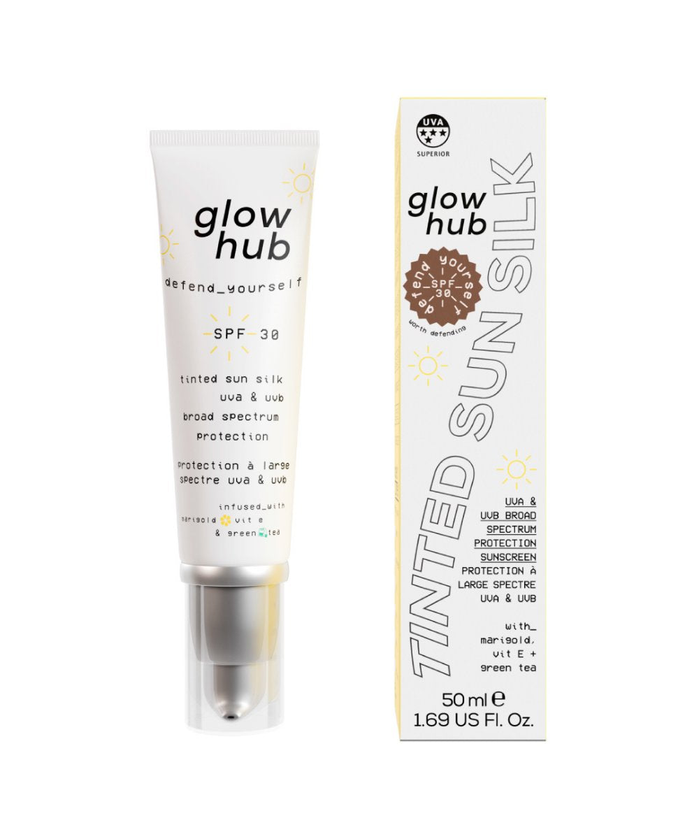 Glow Hub Glow Hub Defend Yourself Face Sunscreen Tinted SPF30 Worth Defending 